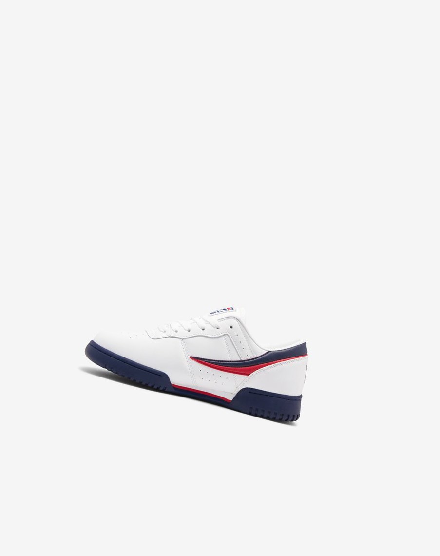 Fila Original Fitness Sneakers Białe Granatowe Czerwone | TUIBJ-5418