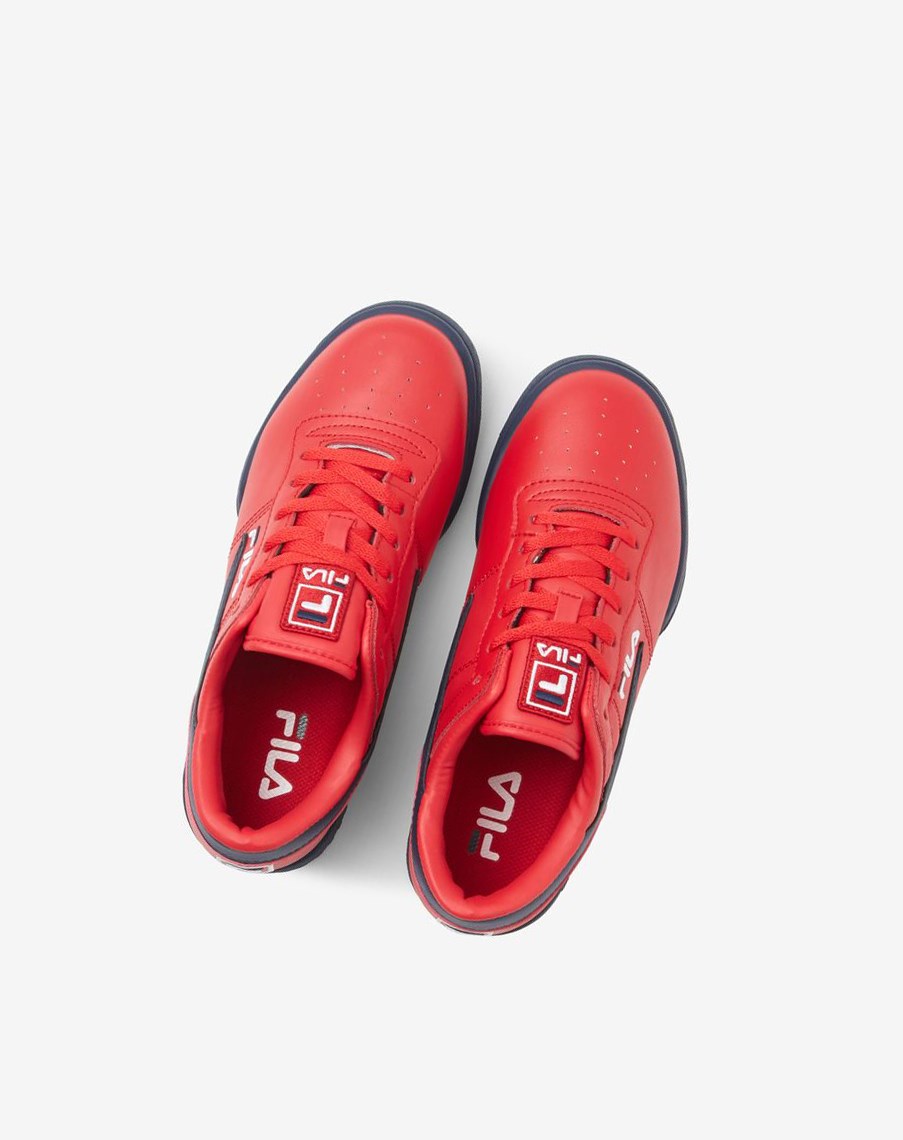 Fila Original Fitness Sneakers Czerwone Granatowe Białe | FIMZE-9705