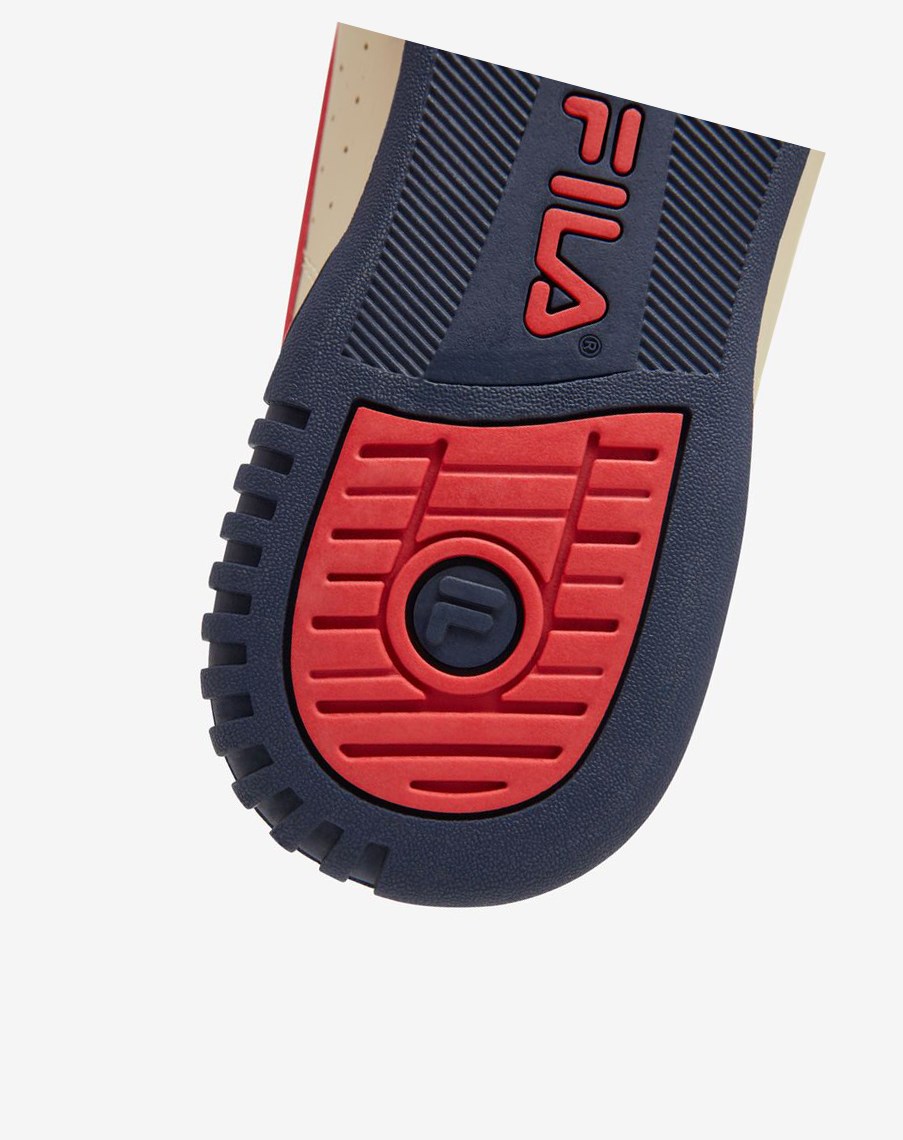 Fila Original Fitness Sneakers Kremowe Czerwone | YVXEA-6045