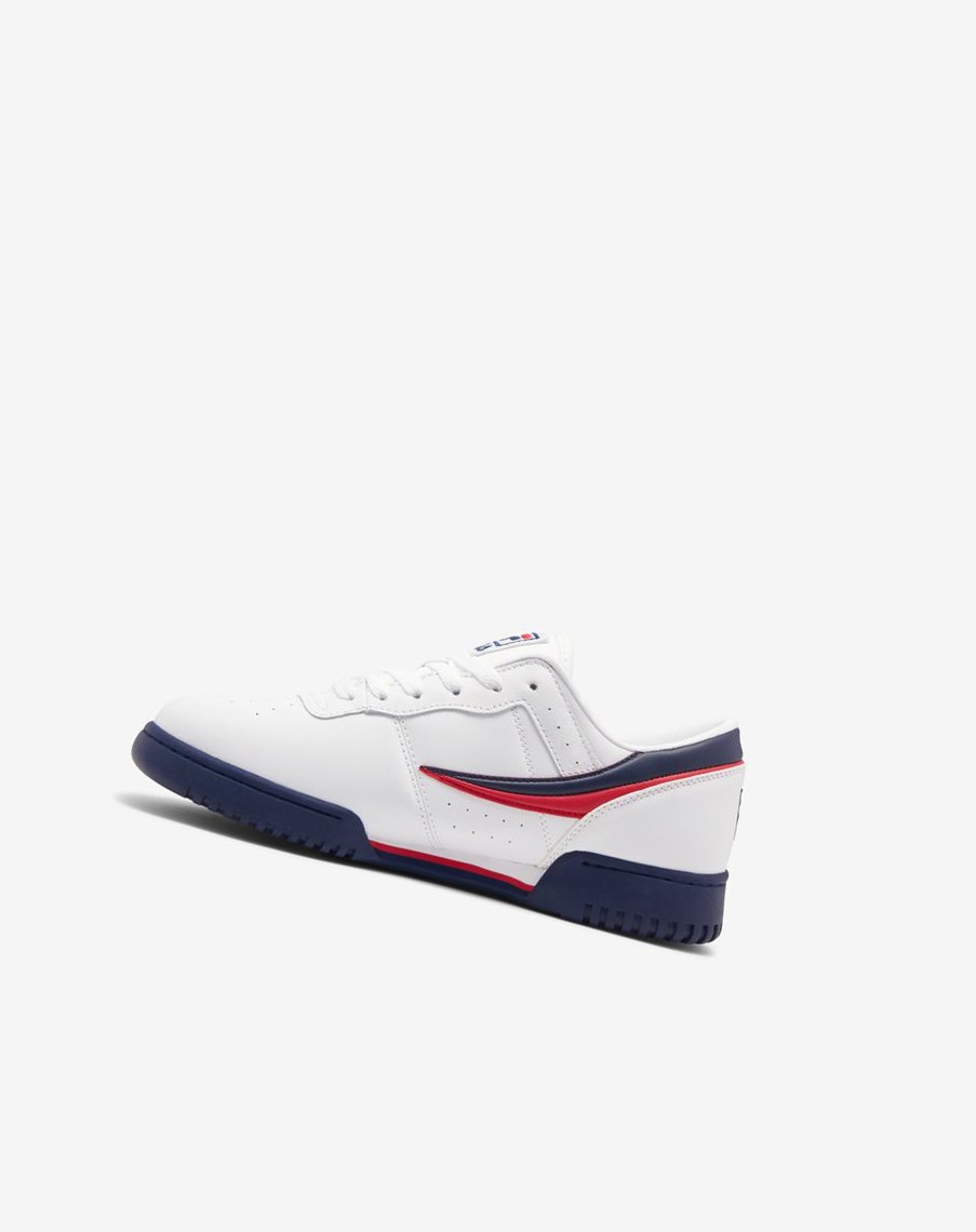 Fila Original Fitness Tenisa Shoes Białe Granatowe Czerwone | OSKHF-0698