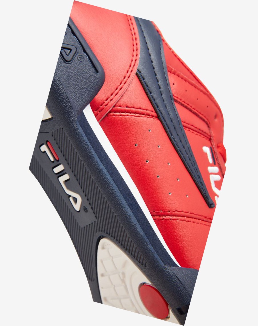 Fila Original Fitness Tenisa Shoes Czerwone Granatowe Białe | GJIKD-2709