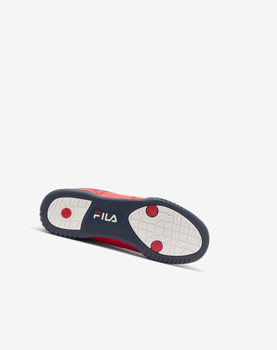 Fila Original Fitness Tenisa Shoes Czerwone Granatowe Białe | GJIKD-2709