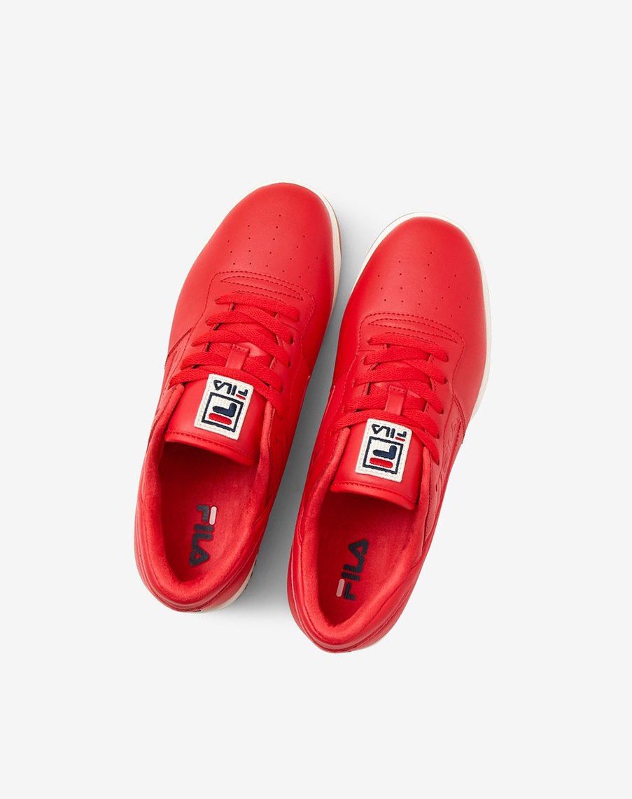 Fila Original Fitness Tenisa Shoes Czerwone Granatowe | OULVG-6190