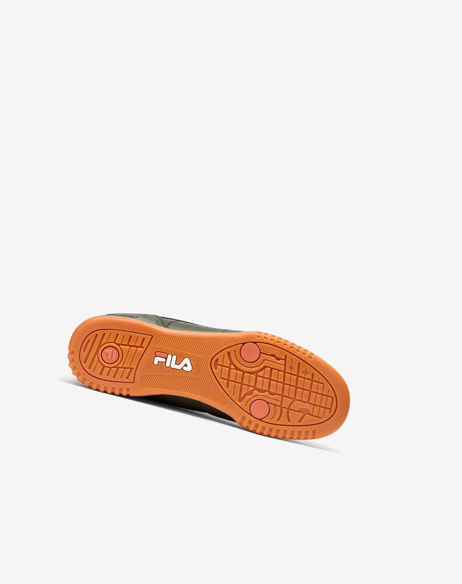 Fila Original Fitness Tenisa Shoes Oliwkowe Białe Czerwone | HQYNC-6179