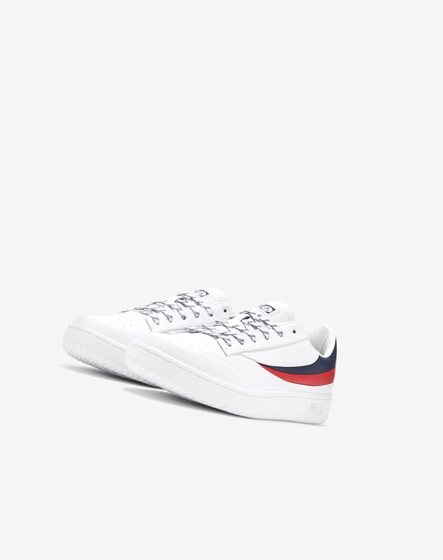 Fila Original Tenisa Lx X Brooks Brothers Tenisa Shoes Białe Granatowe Czerwone | WSOCN-5729