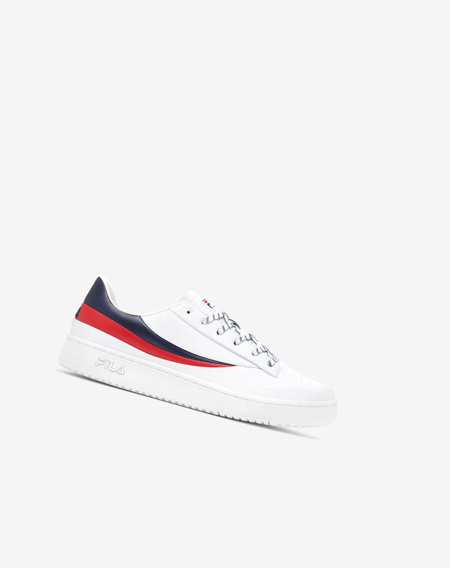 Fila Original Tenisa Lx X Brooks Brothers Tenisa Shoes Białe Granatowe Czerwone | WSOCN-5729