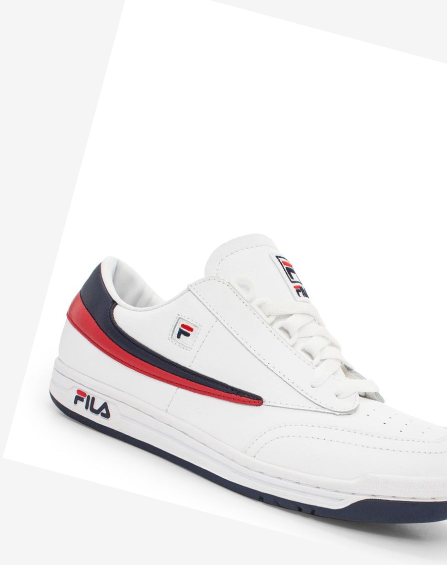 Fila Original Tenisa Tenisa Shoes Wht/Fnvy/Fred | HSXUB-6520