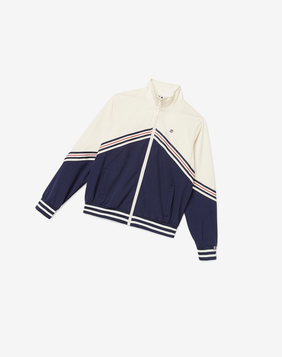 Fila Ornelia Track Jacket Białe | GRVIS-1297