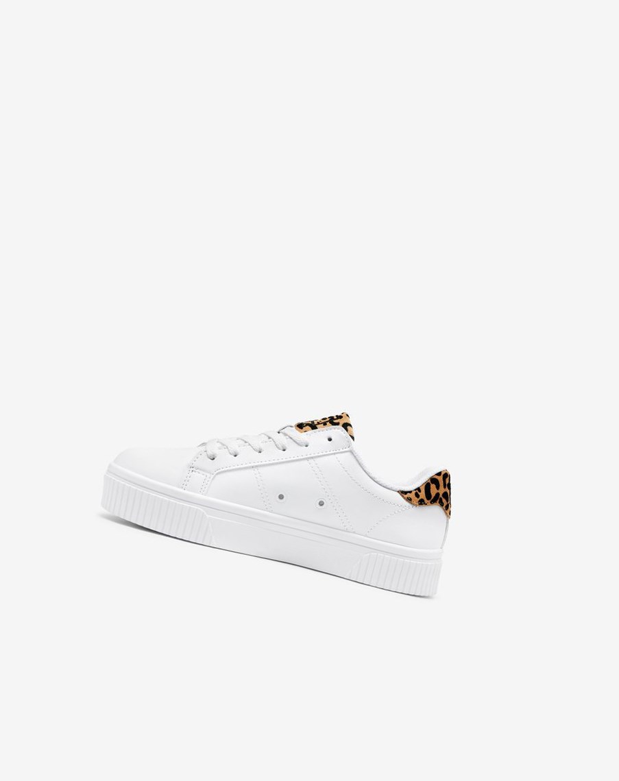 Fila Panache 19 Leopard Sneakers Białe Czarne Białe | LPKZN-5839