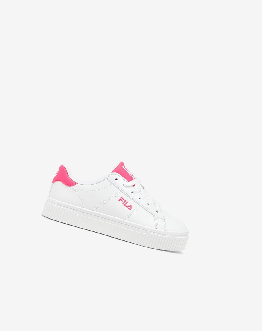 Fila Panache 19 Sneakers Białe Białe Różowe | SWXEK-7524