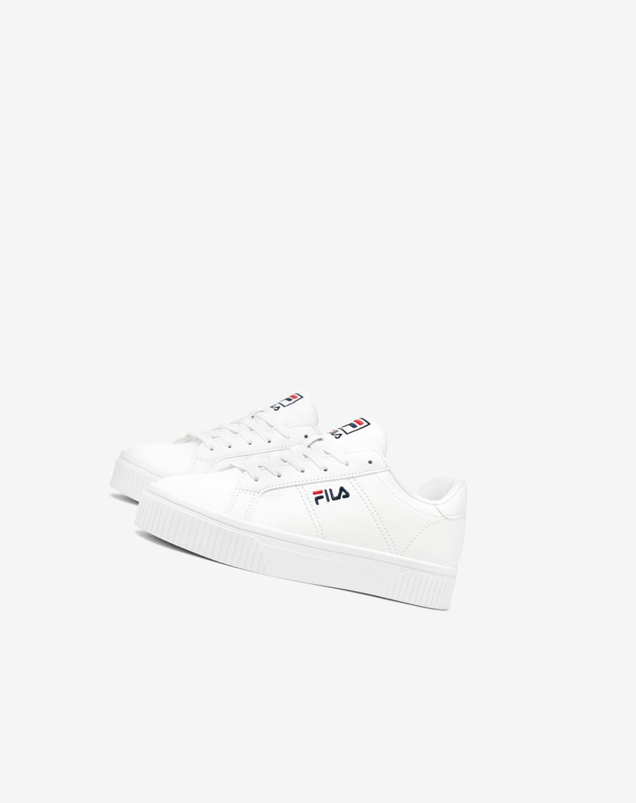 Fila Panache 19 Sneakers Białe Granatowe Czerwone | HEDZK-3148