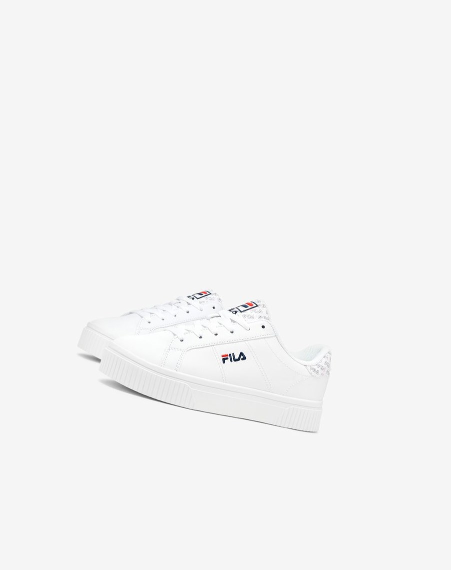 Fila Panache Multi Sneakers Białe Białe Czerwone | IWCNO-3801