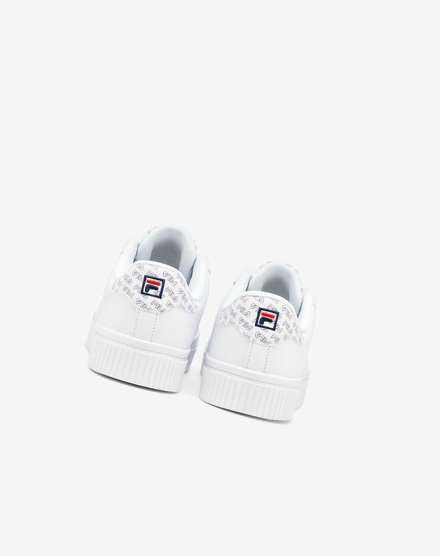 Fila Panache Multi Sneakers Białe Białe Czerwone | IWCNO-3801