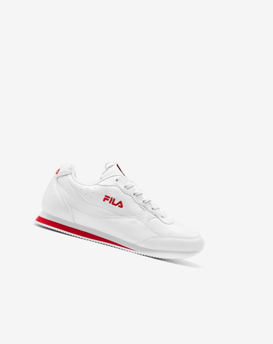 Fila Panzia Tenisa Shoes Białe Czerwone Białe | JVFSZ-0921