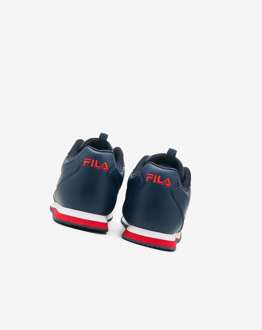 Fila Panzia Tenisa Shoes Granatowe Czerwone Białe | JMPLQ-9560