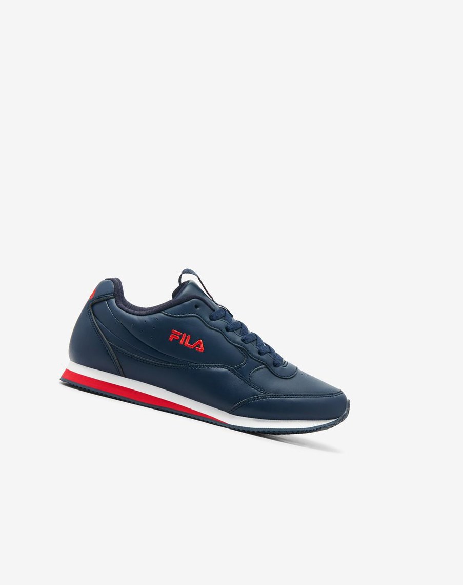 Fila Panzia Tenisa Shoes Granatowe Czerwone Białe | JMPLQ-9560