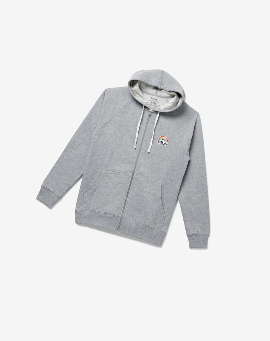 Fila Paper X Fila | Archer Hoodie Głęboka Szare | KLOZV-5398