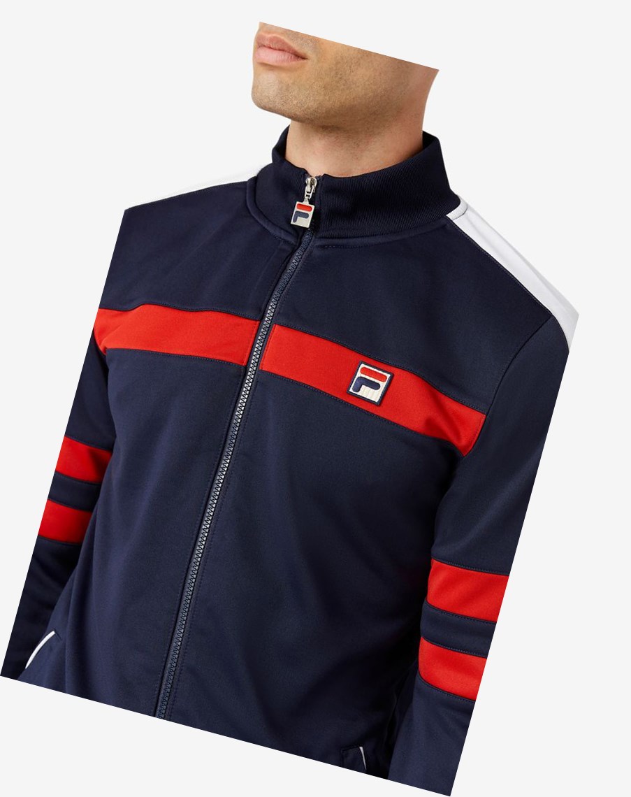 Fila Peridot Track Jacket 410 Peacoat | IOPWZ-6379