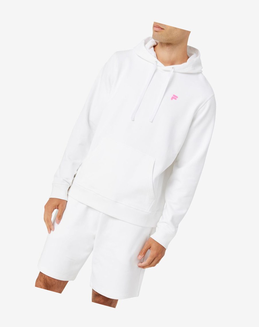 Fila Phoenix Hoodie Białe Różowe | SAHTD-0398