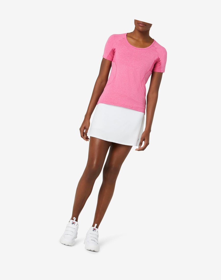 Fila Pickleball Flounce Skort Białe | NSGXD-6917