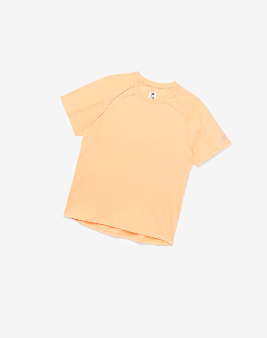 Fila Pickleball Krótkie Sleeve Crew 818 Cantaloupe | OACUE-5407