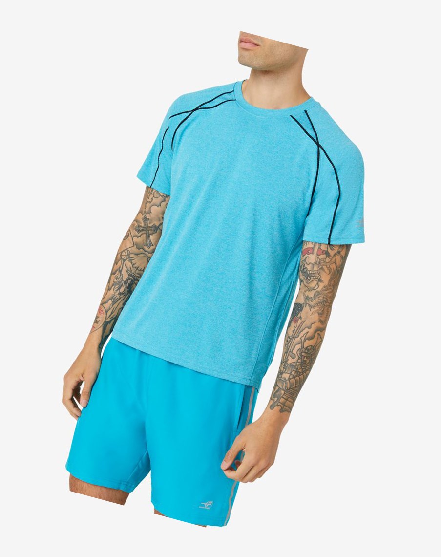 Fila Pickleball Krótkie Sleeve Crew Czarne | NSZDA-0923