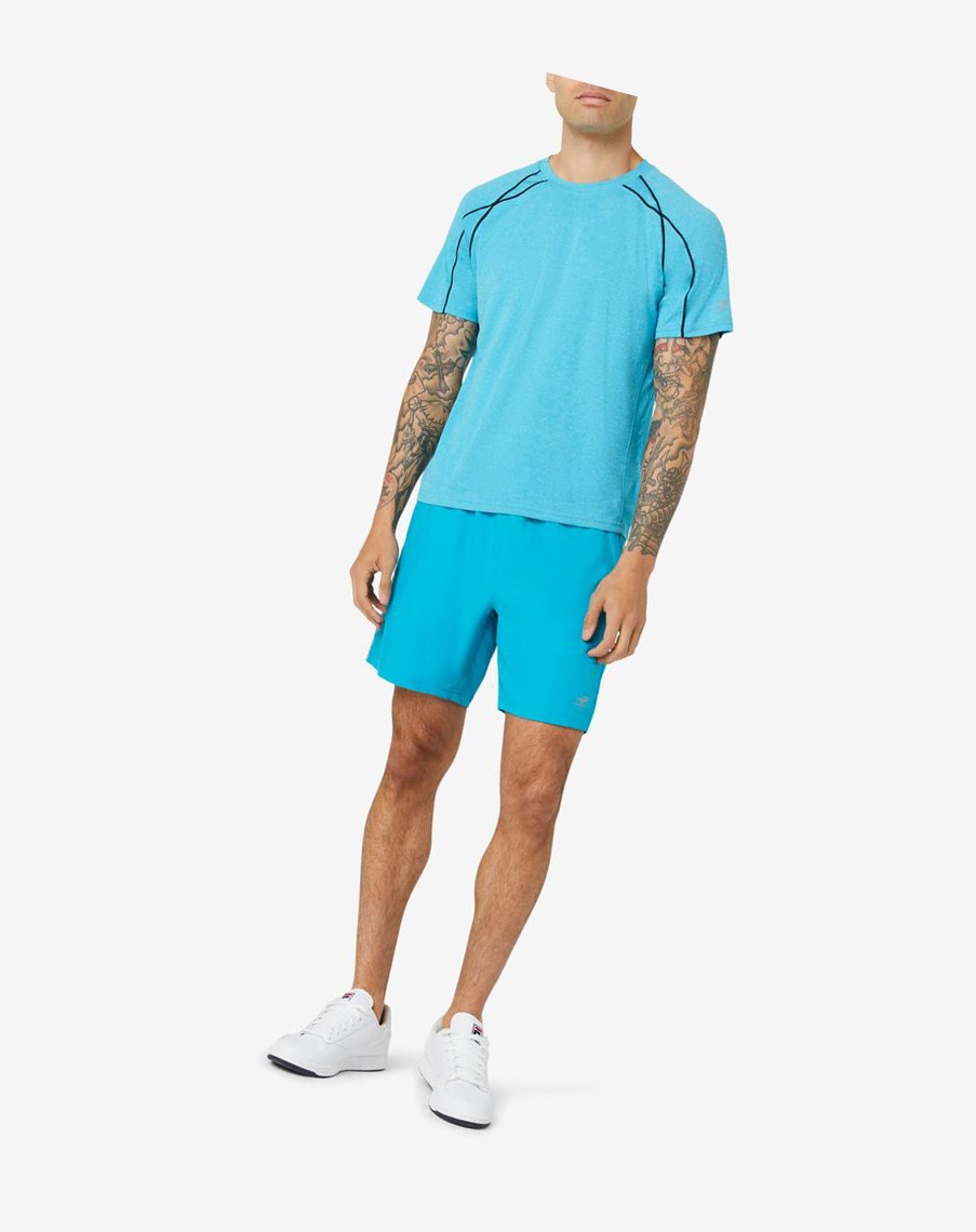 Fila Pickleball Krótkie Sleeve Crew Czarne | NSZDA-0923