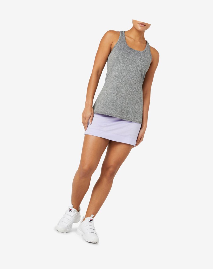 Fila Pickleball Racerback Tank 289 Varsity Heather | WNGLB-3051