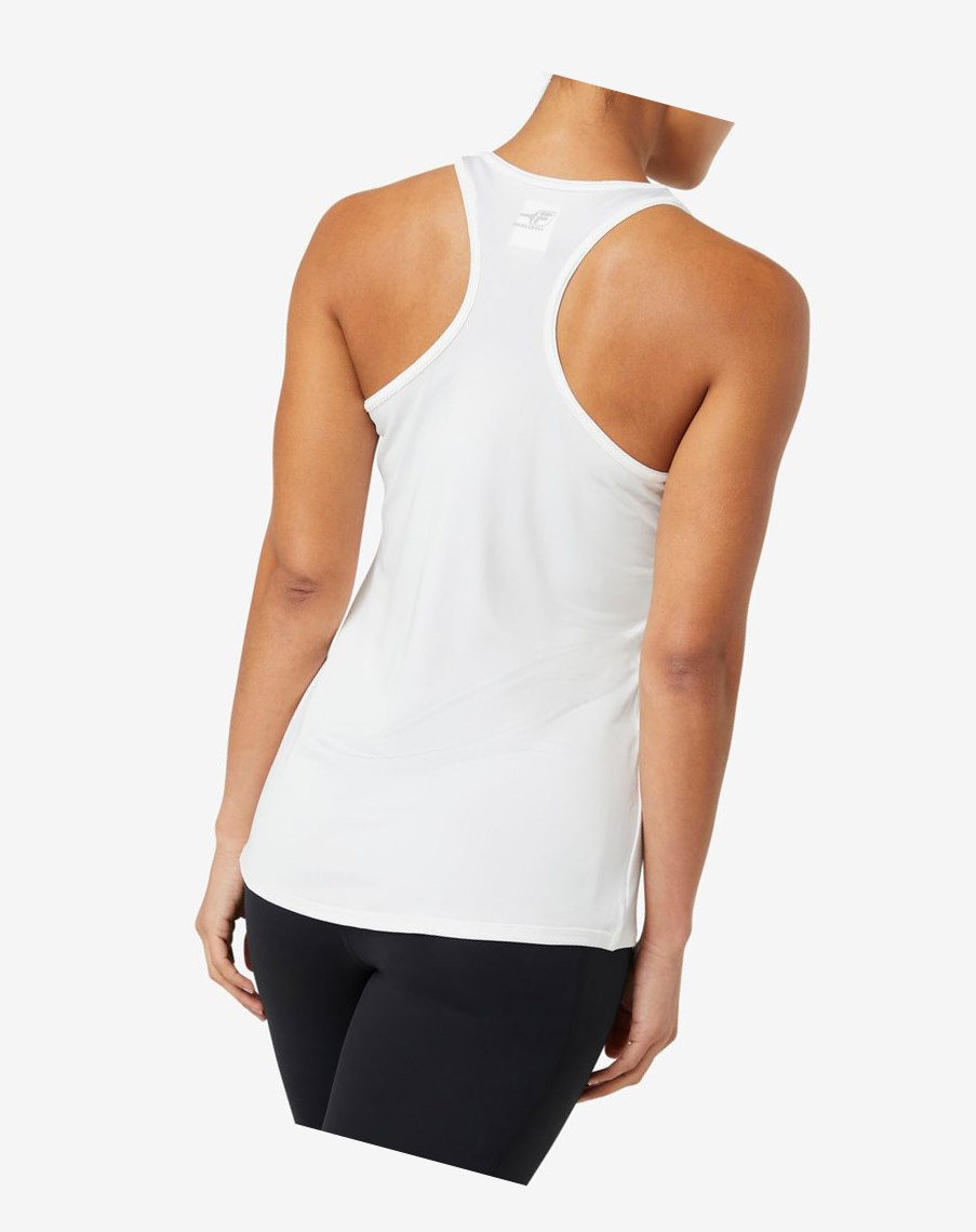 Fila Pickleball Racerback Tank Białe | RMDXT-4623