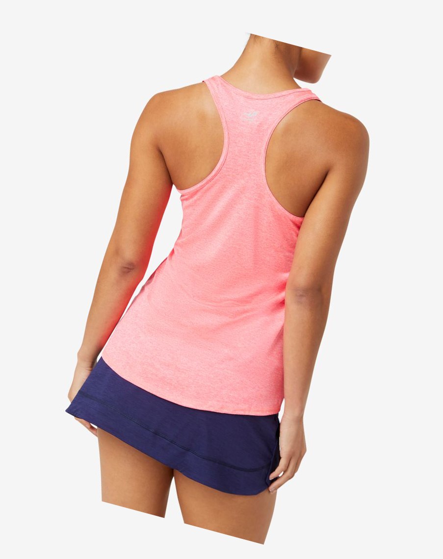 Fila Pickleball Racerback Tank Różowe | RGHMI-3591