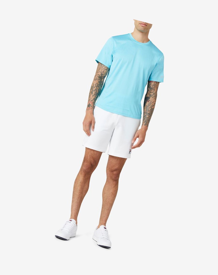 Fila Pickleball Scallop Hem Crew Niebieskie | DOVAZ-5163