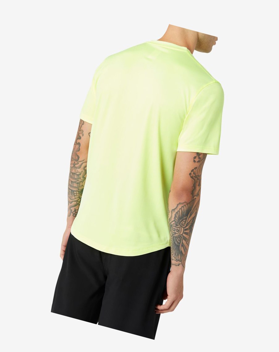 Fila Pickleball Scallop Hem Crew Żółte | QPWJC-1076