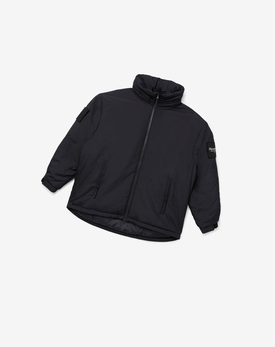 Fila Project 7 Watowany Jacket Czarne | AUQYN-9256