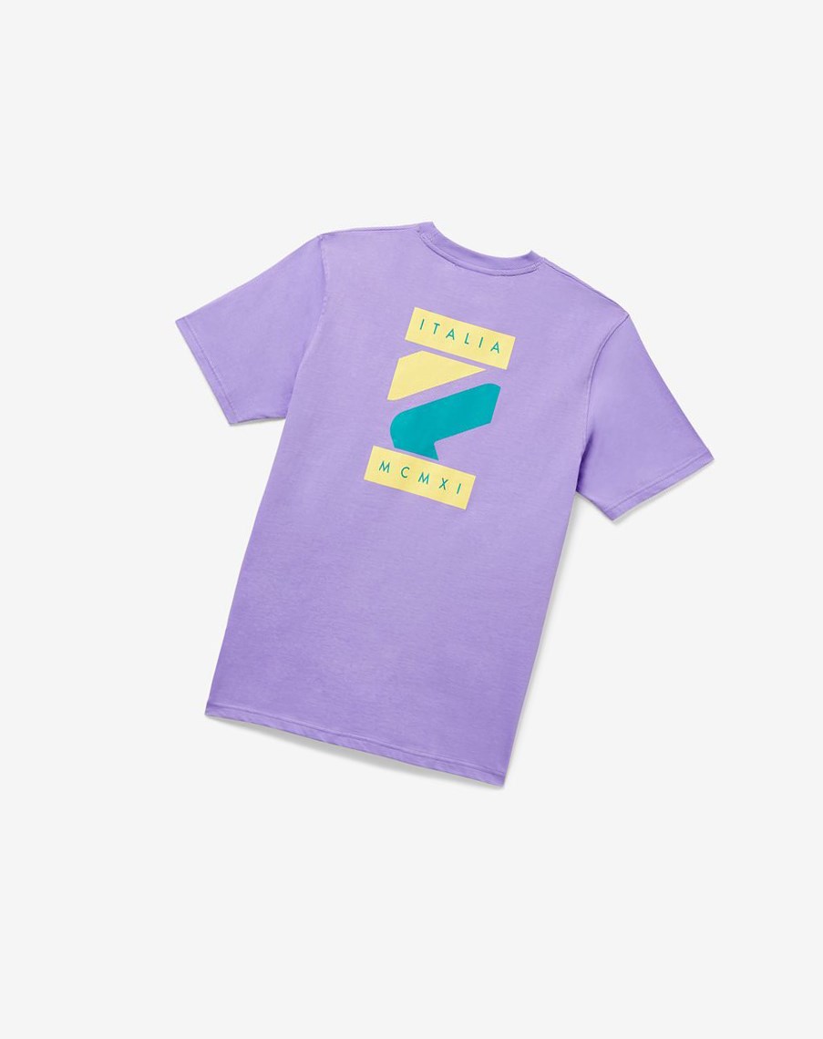 Fila Quartz Tee 597 Violet Tulip | DRCTB-8409