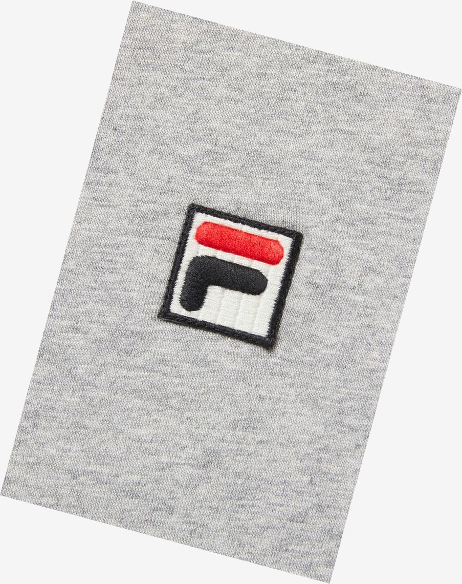 Fila Quartz Tee Szare | DCHZK-0984