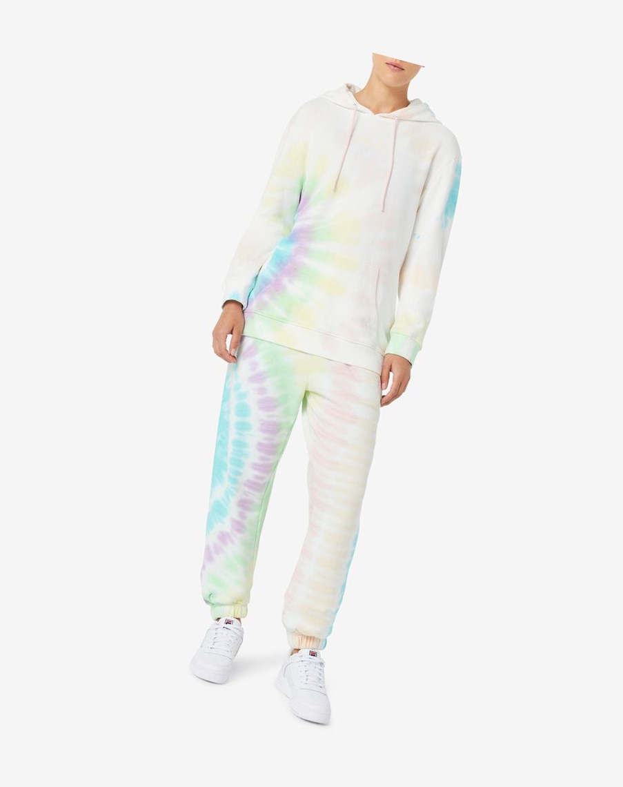 Fila Raleigh Tie Dye Jogger Kremowe | KEDCQ-5736