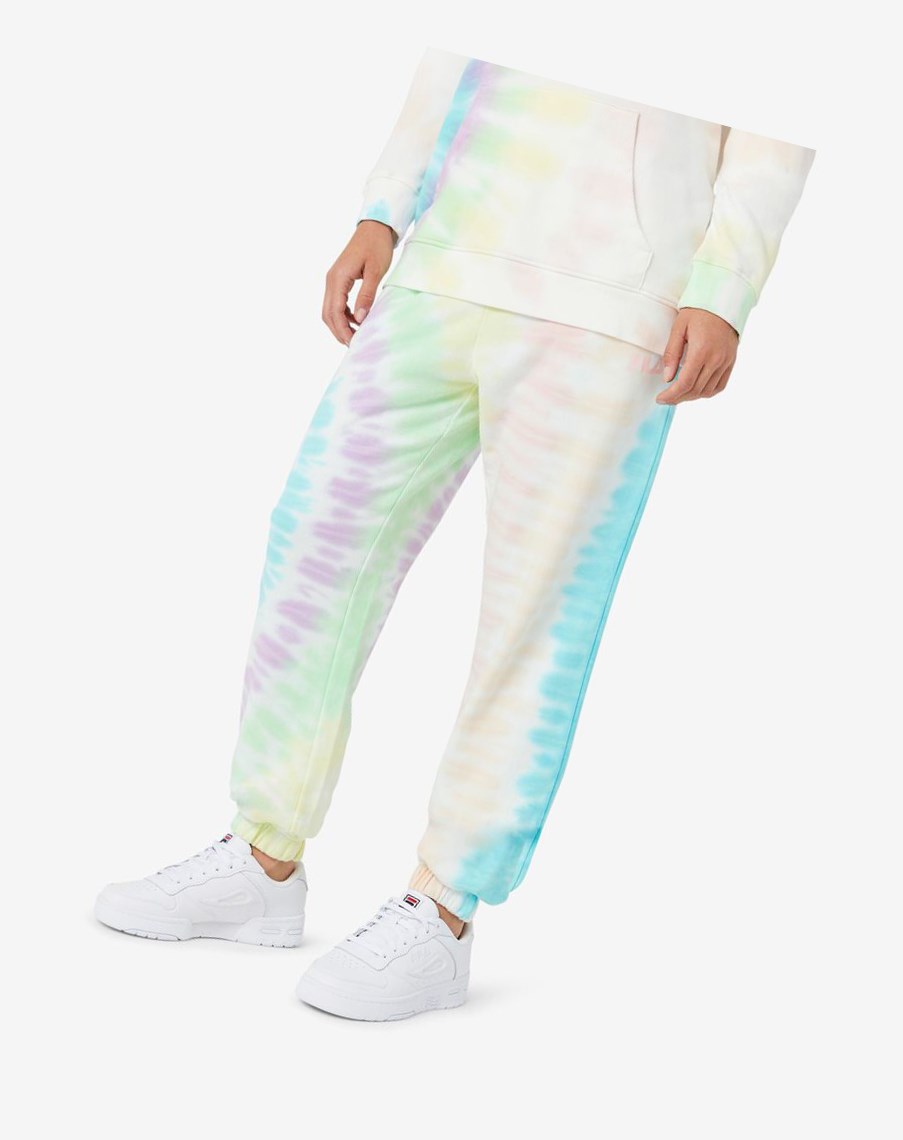 Fila Raleigh Tie Dye Jogger Kremowe | USLQT-5968