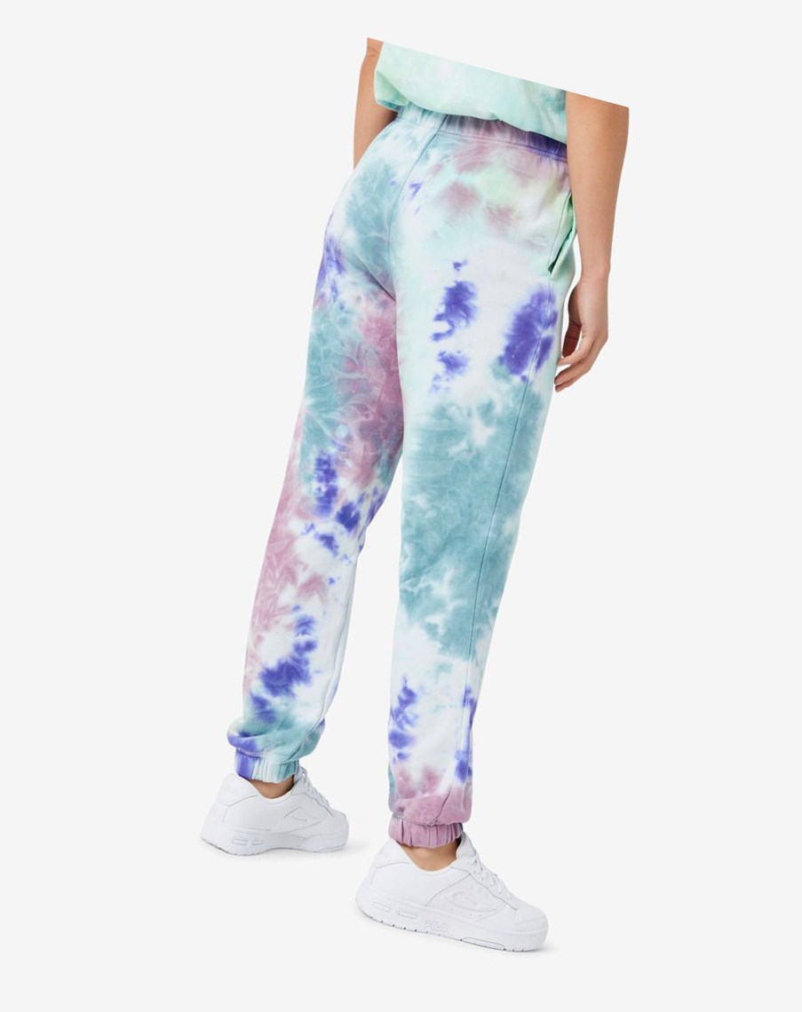 Fila Raleigh Tie Dye Jogger Niebieskie | XAWUN-3075