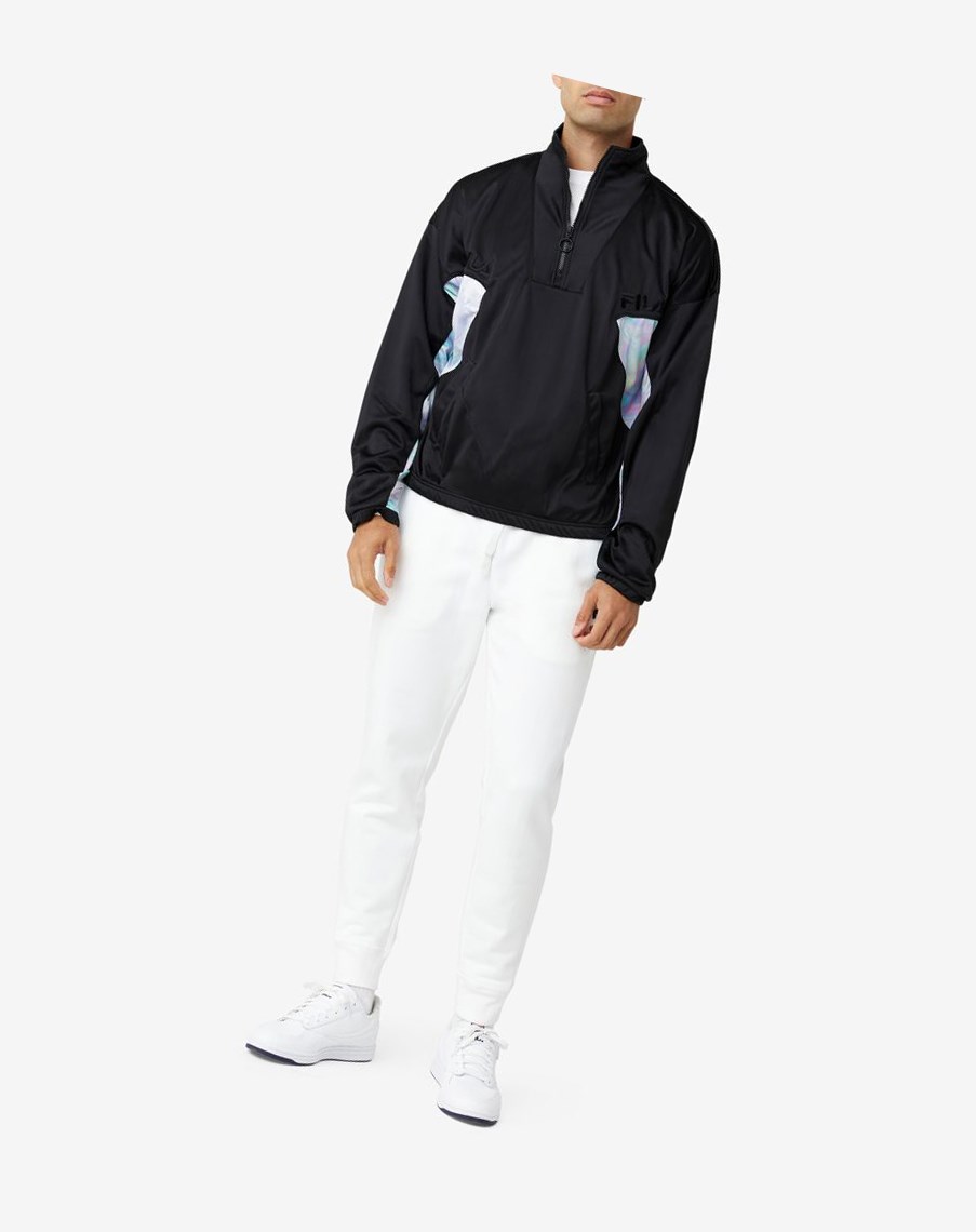 Fila Rally Track Jacket Czarne | FHRKZ-8604