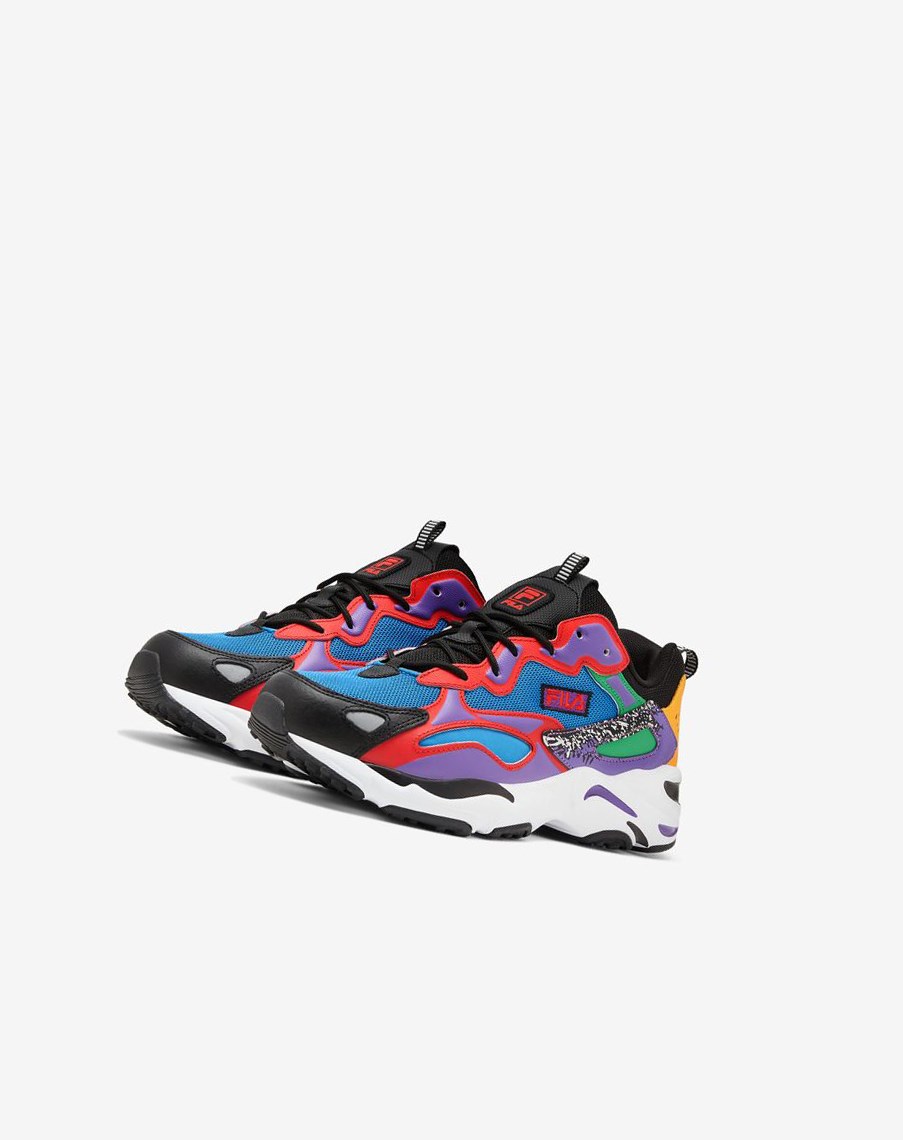 Fila Ray Tracer 2 Nxt Sneakers Niebieskie Czerwone Białe | VJYPW-8506