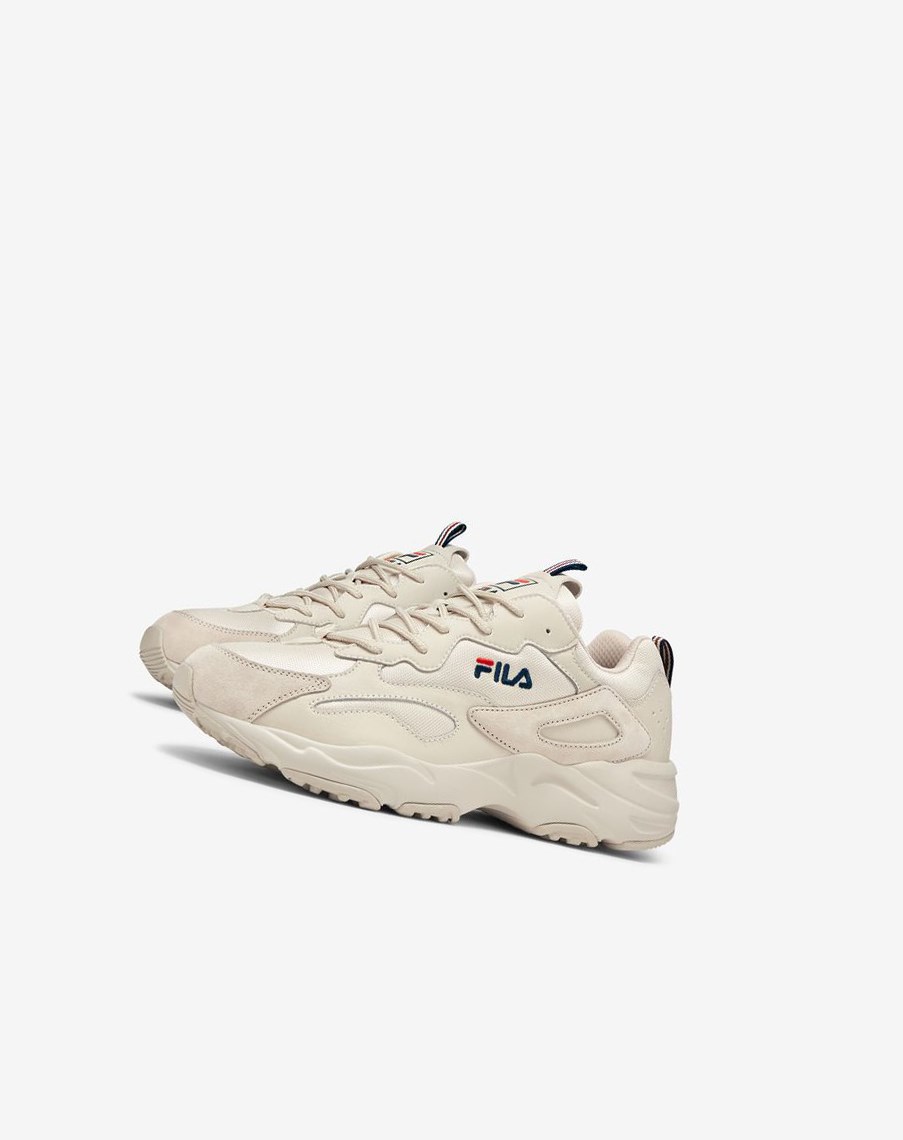 Fila Ray Tracer Cement Sneakers Granatowe Czerwone | NRMCJ-4852