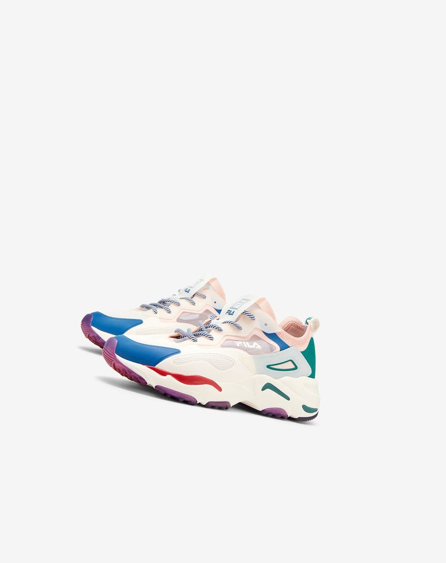 Fila Ray Tracer Lite Sneakers Ciemny Niebieskie Zielone | OCYAG-0146