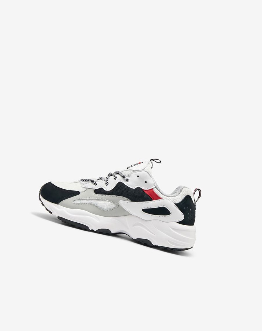 Fila Ray Tracer Sneakers Białe Czarne | GBJHU-4972