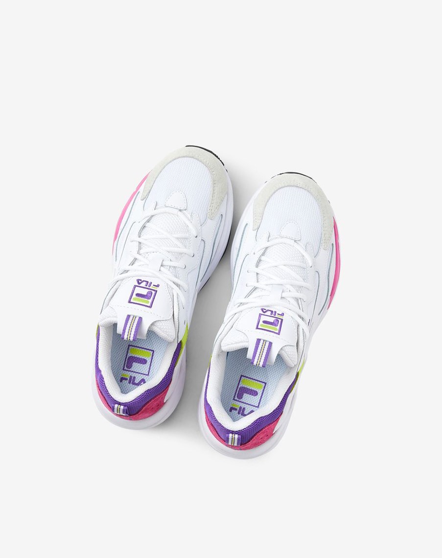 Fila Ray Tracer Sneakers Białe Fioletowe | TXIKV-0328