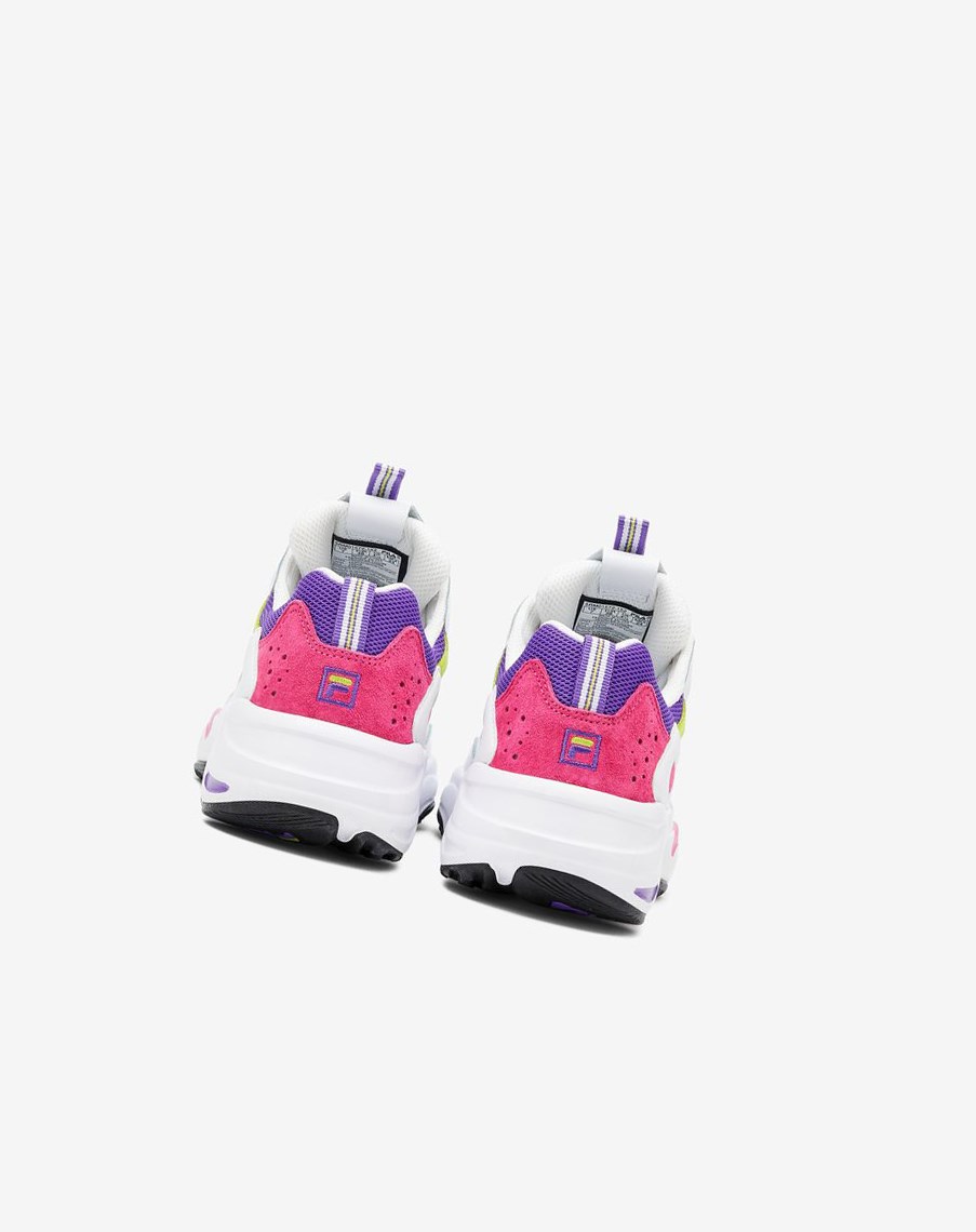 Fila Ray Tracer Sneakers Białe Fioletowe | TXIKV-0328