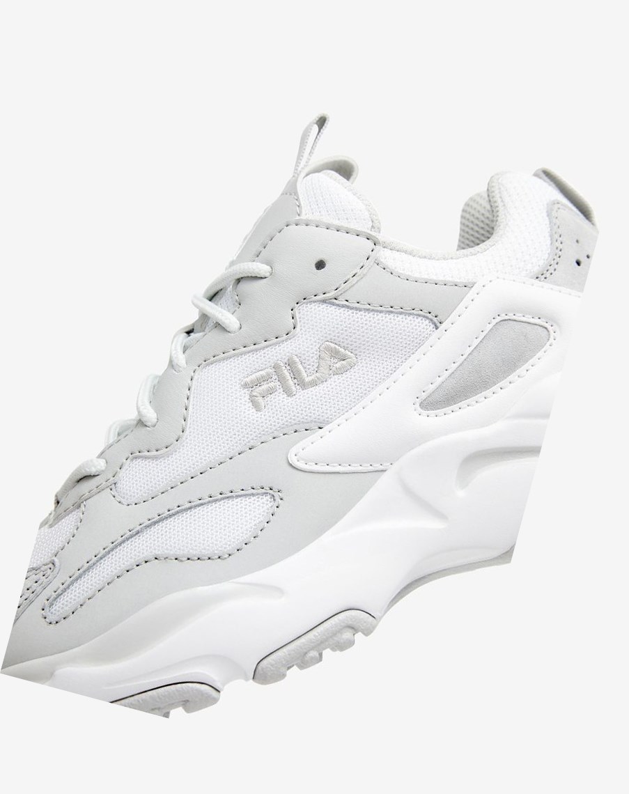 Fila Ray Tracer Sneakers Białe Szare Białe | HQPEX-6901