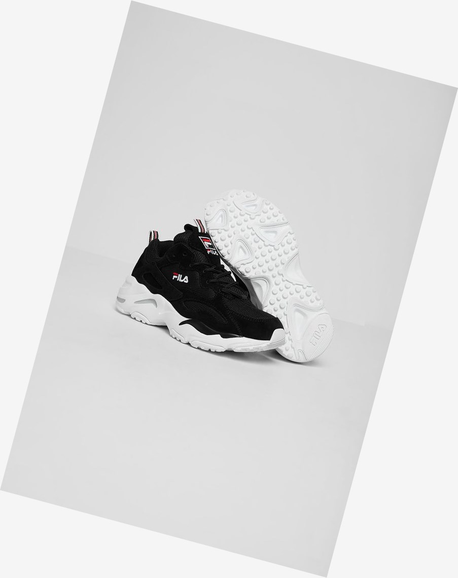 Fila Ray Tracer Sneakers Blk/Wht/Fred | BOHWU-5728