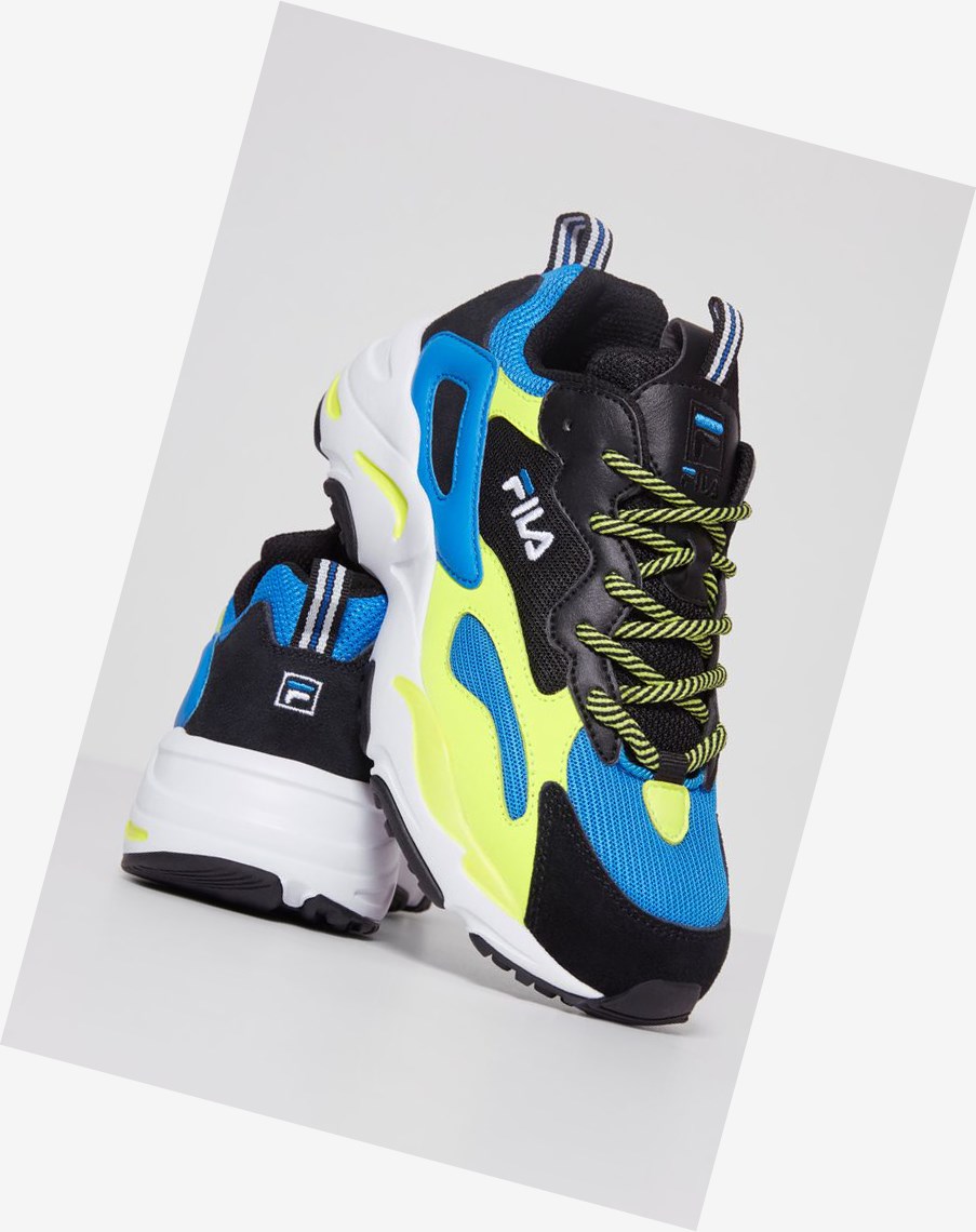 Fila Ray Tracer Sneakers Eble/Sfty/Blk | CWEVG-3147