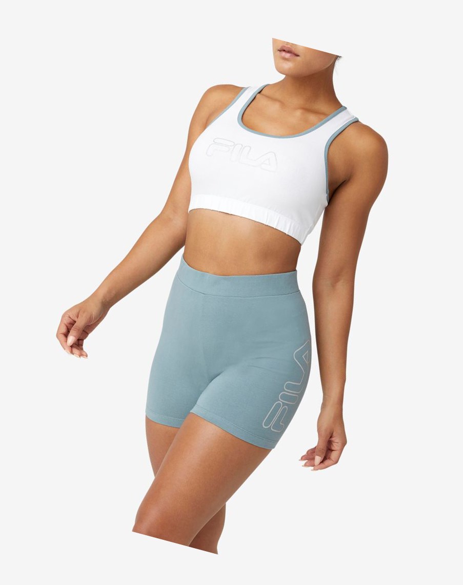 Fila Rebeca Bra Top Białe | DBGUE-3950