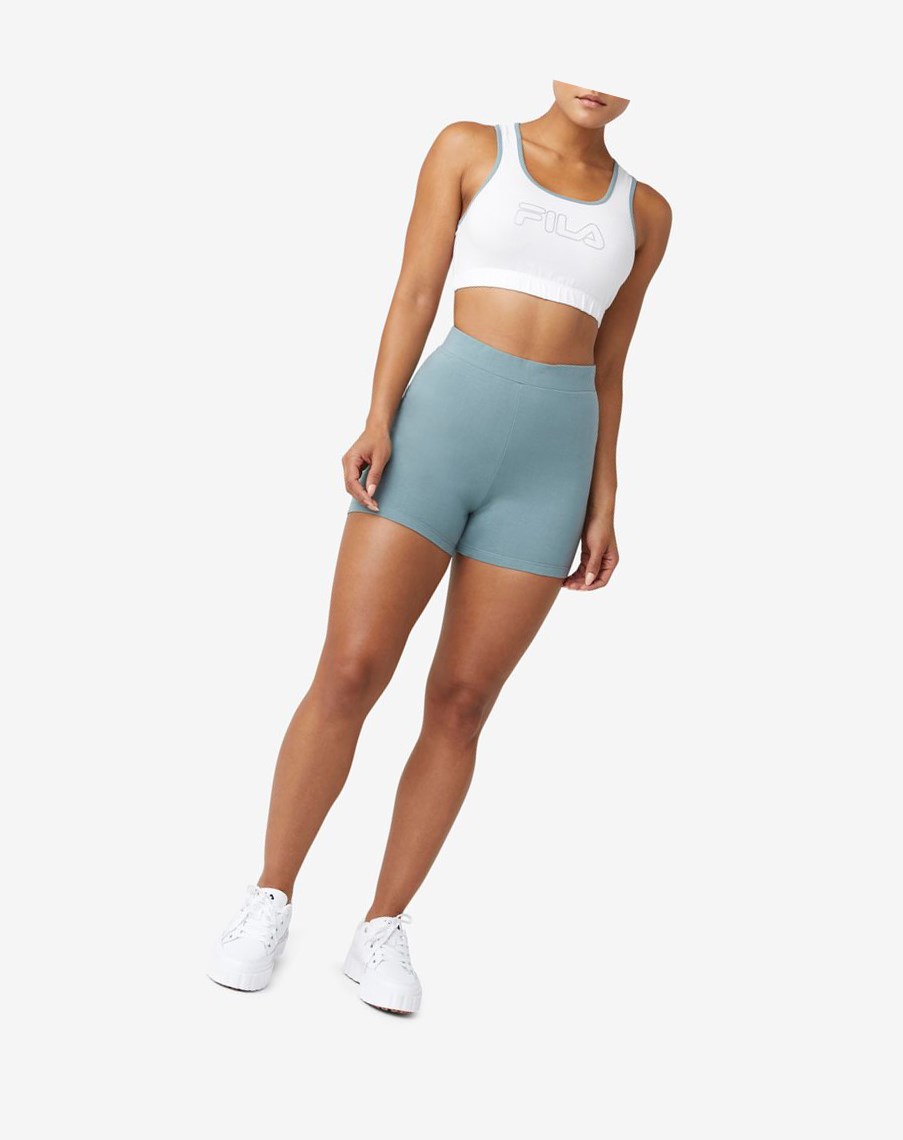 Fila Rebeca Bra Top Białe | DBGUE-3950